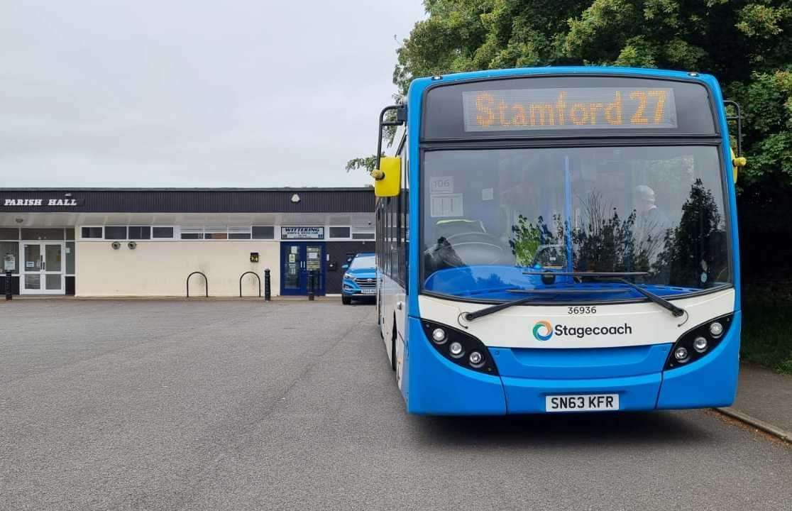 The Route 27 service in Wittering. Photo: The Bus Campaign Group