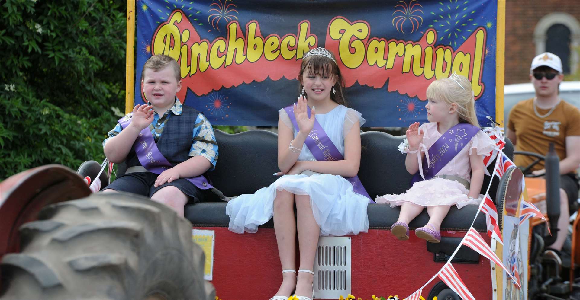 Pinchbeck Carnival joined in with the parade