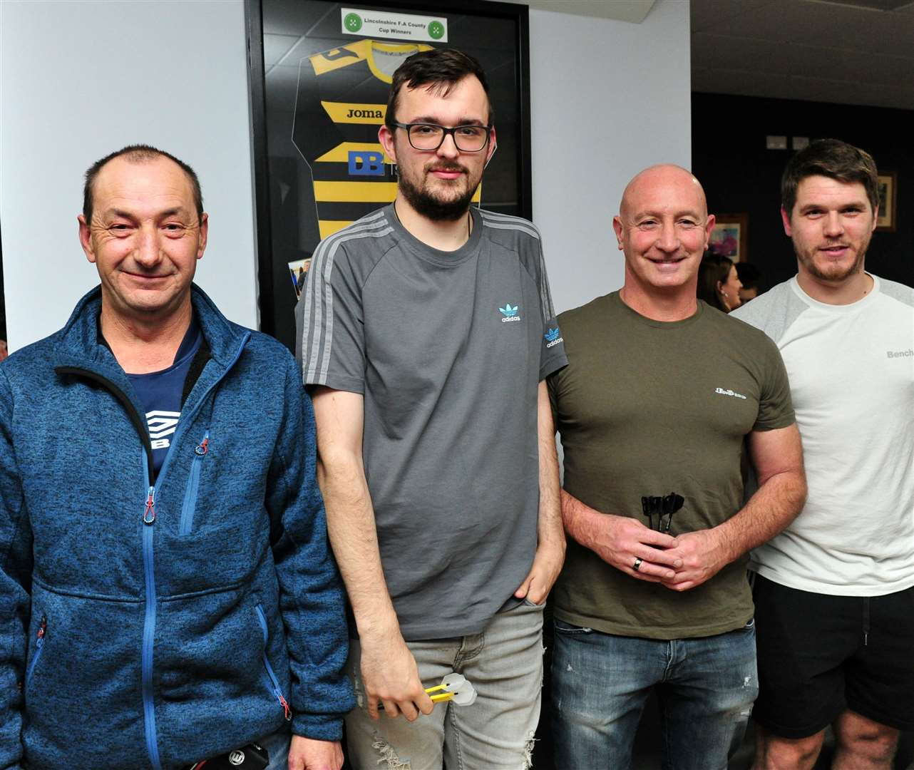 Nick Horspool, Luke Emmins, Monty Bunn, Bib Sutton. Photo: Chris Lowndes