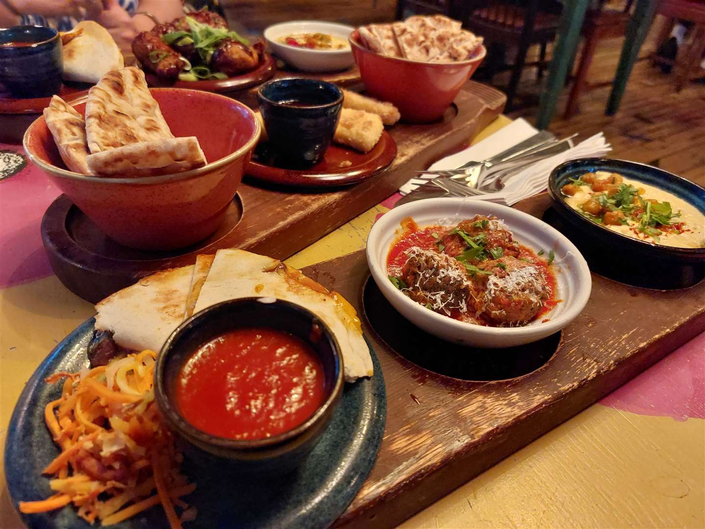 Tapas at Cinco Lounge in Grantham.