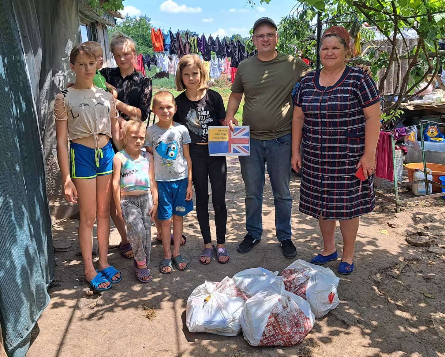 The group is keen to show that donations make it to where they are needed