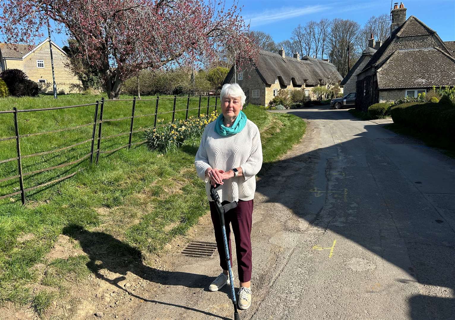 Caroline Meyrick in Crocket Lane, Empingham