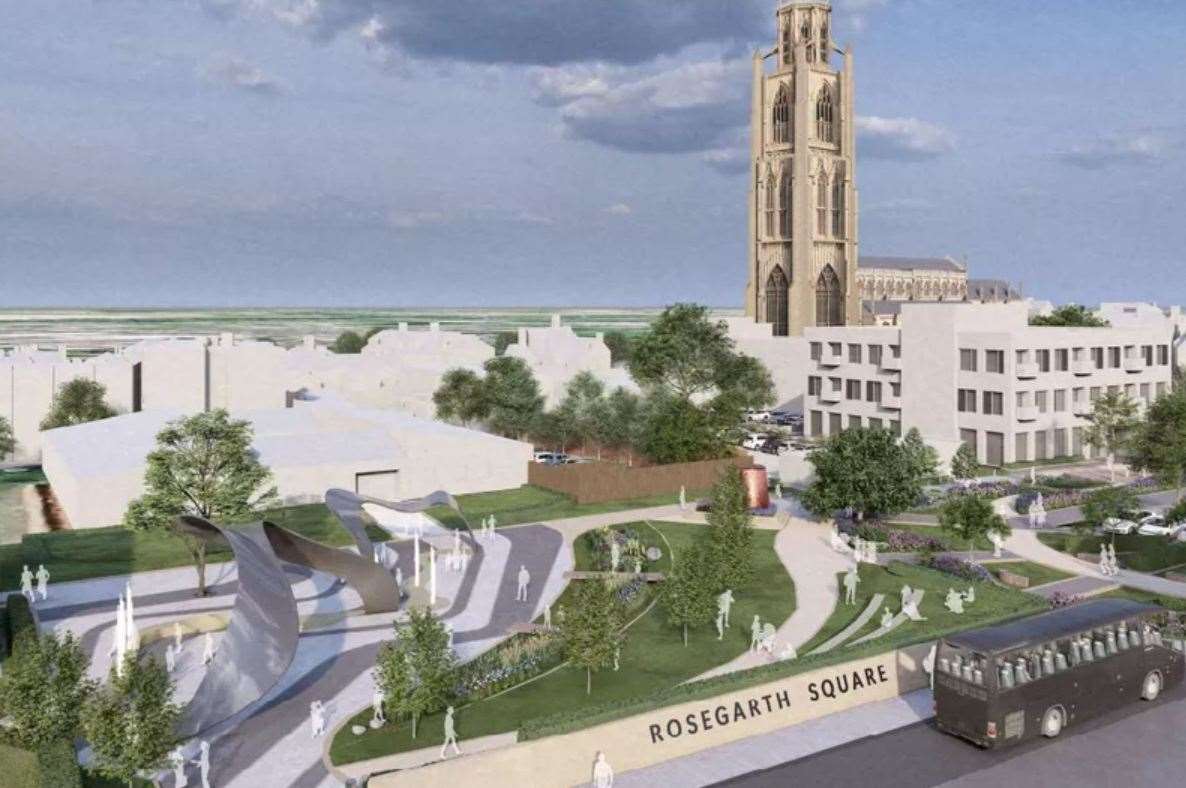 Once completed, this is what the regeneration scheme could look like. Picture: Boston Borough Council