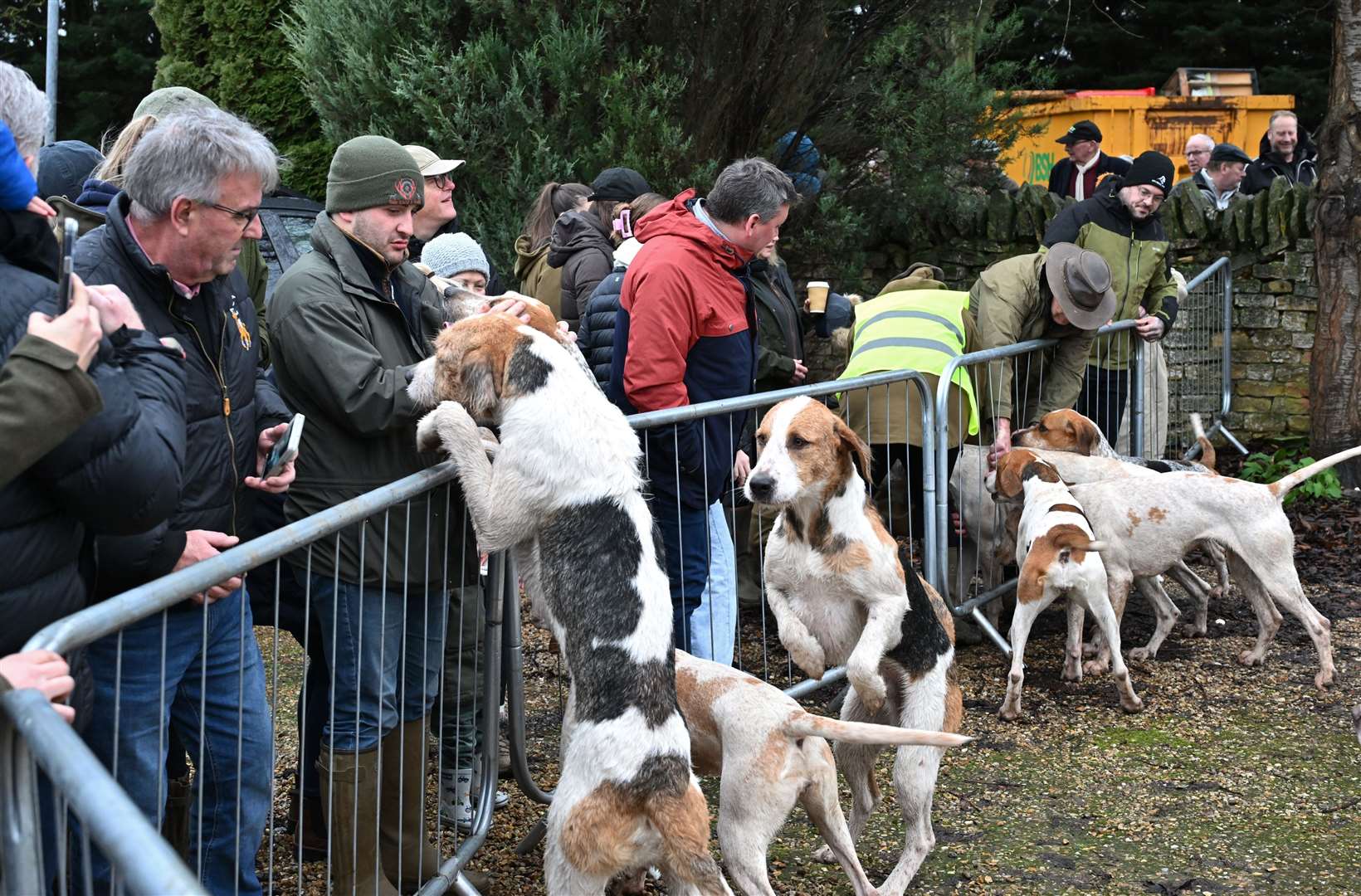 Fitzwilliam Hunt New Year's Day meet in Wansford. Photo: David Lowndes
