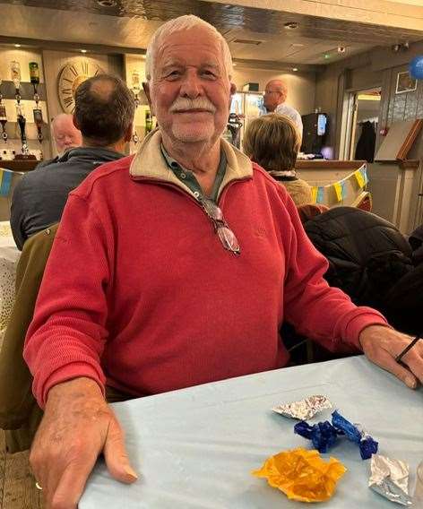 Duncan Wordsworth donated £200 for a hamper which was then re-auctioned