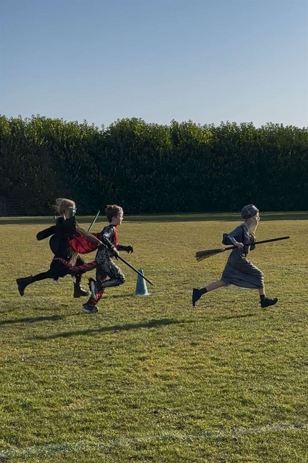 Pupils took part in a host of themed activities, including broomstick racing, wand relays, potion-making and a cake sale. Photo: Supplied
