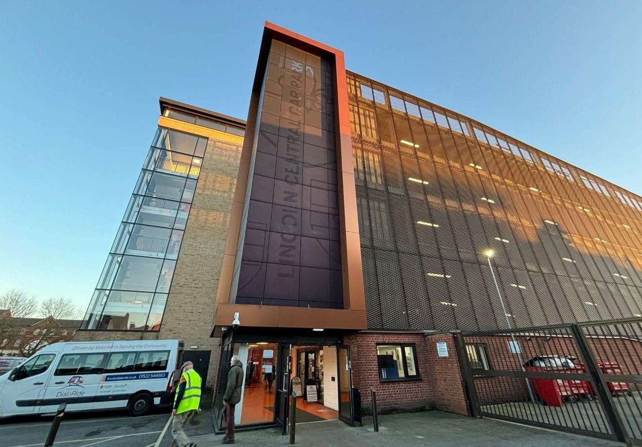 Lincoln Central car park on Melville Street Credit: LDRS
