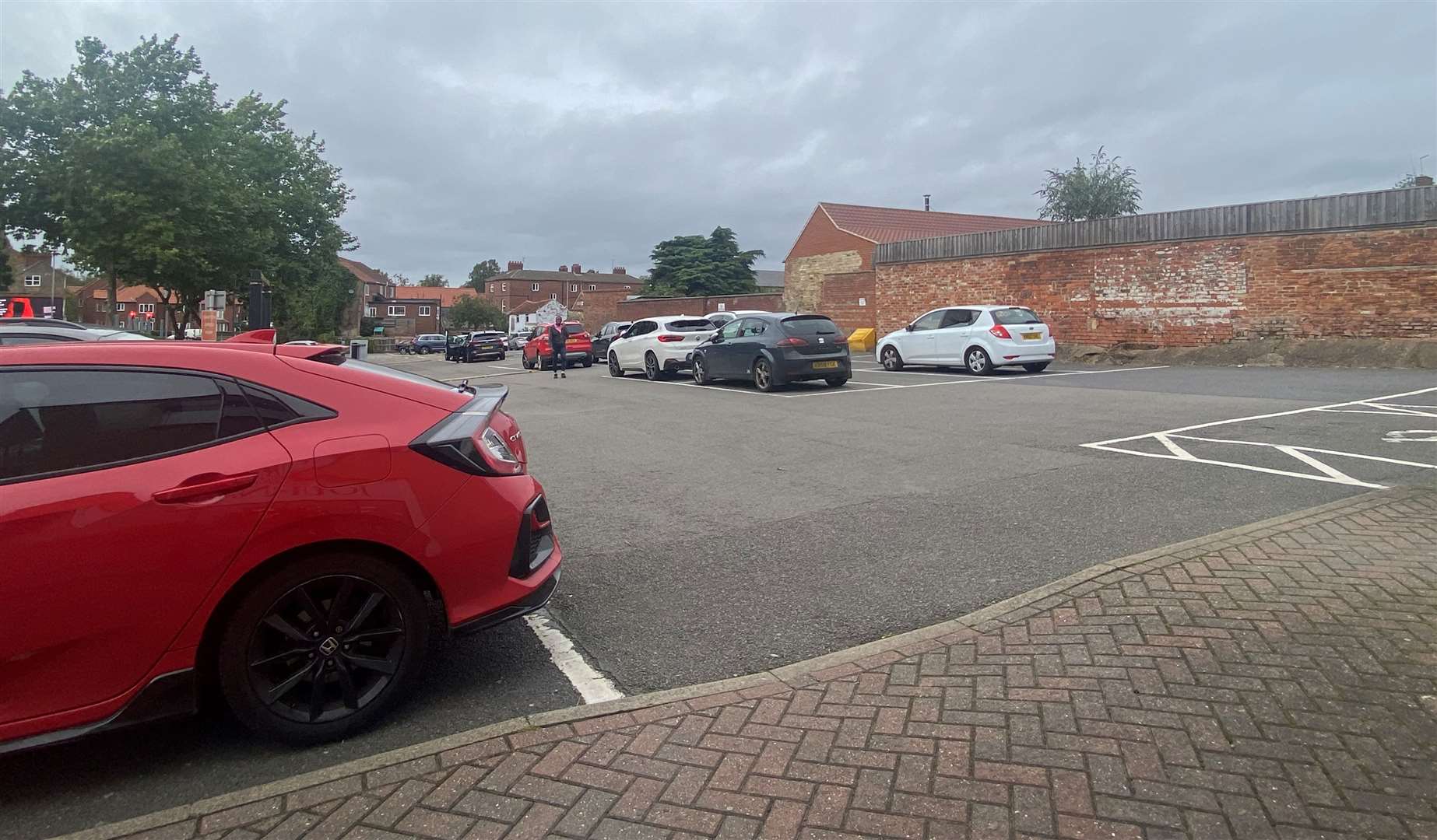 Watergate short stay car park in Grantham