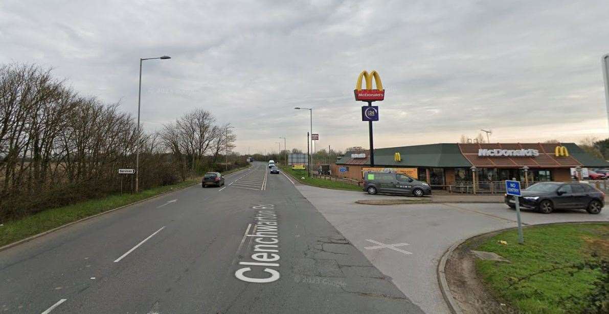 Rooney was caught driving while disqualified on Clenchwarton Road in West Lynn. Picture: Google Maps
