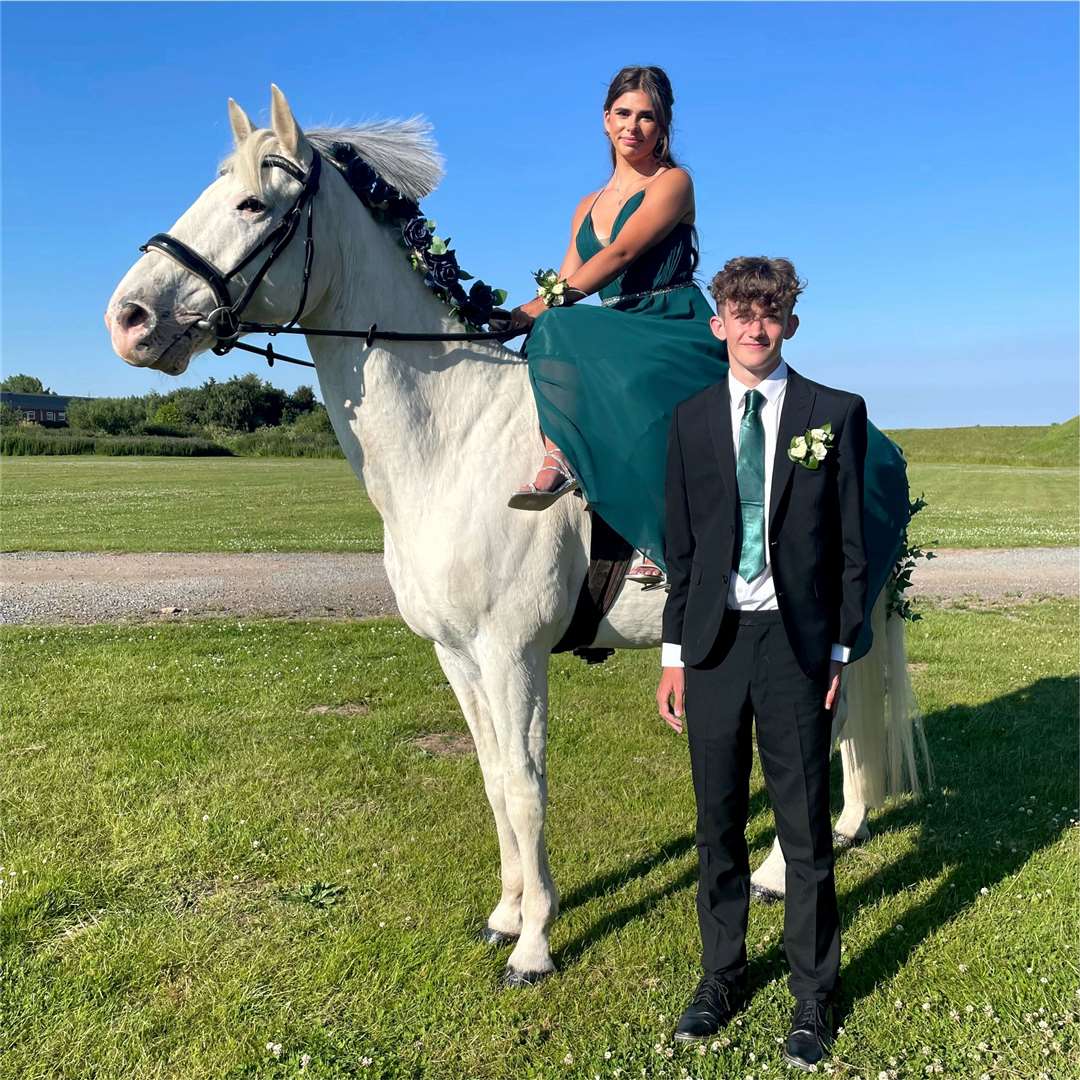 Arriving by horseback