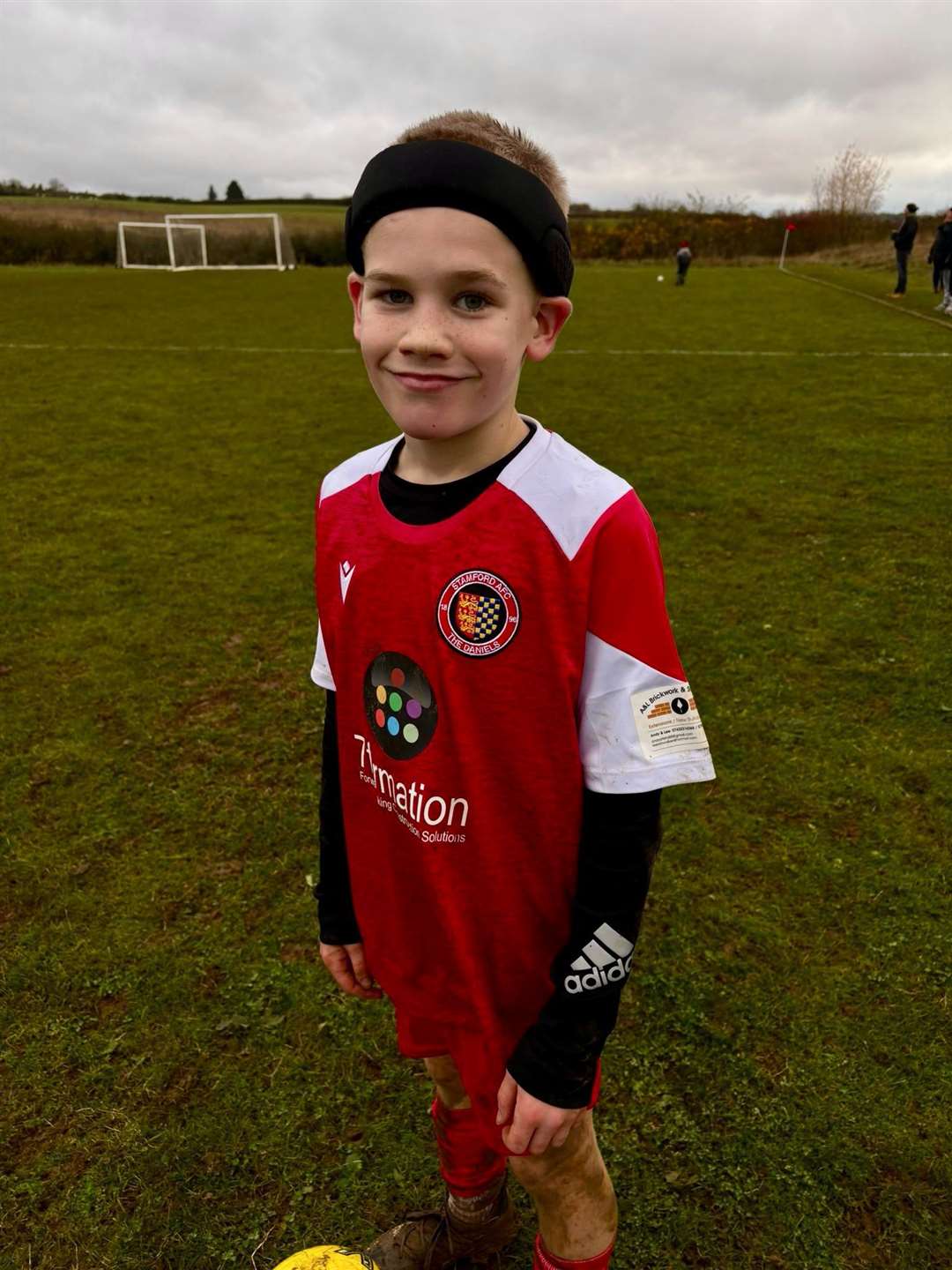 Lennon on the pitch