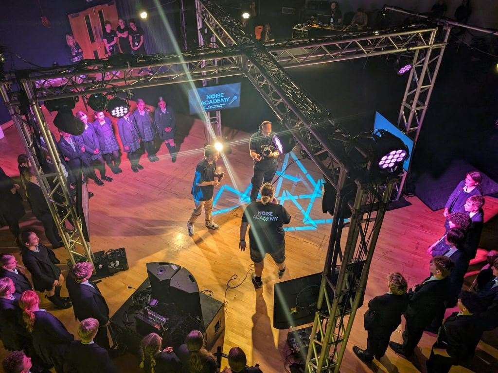 The event was live streamed to over 120 schools across Lincolnshire.
