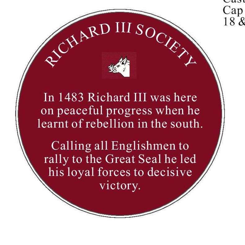 How the plaque would look.