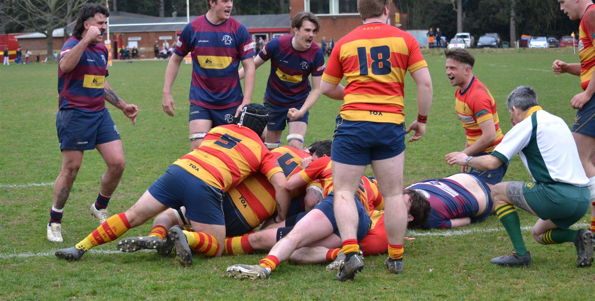 Action from Spalding's away draw with Stockwood Park. Photo: John Constable