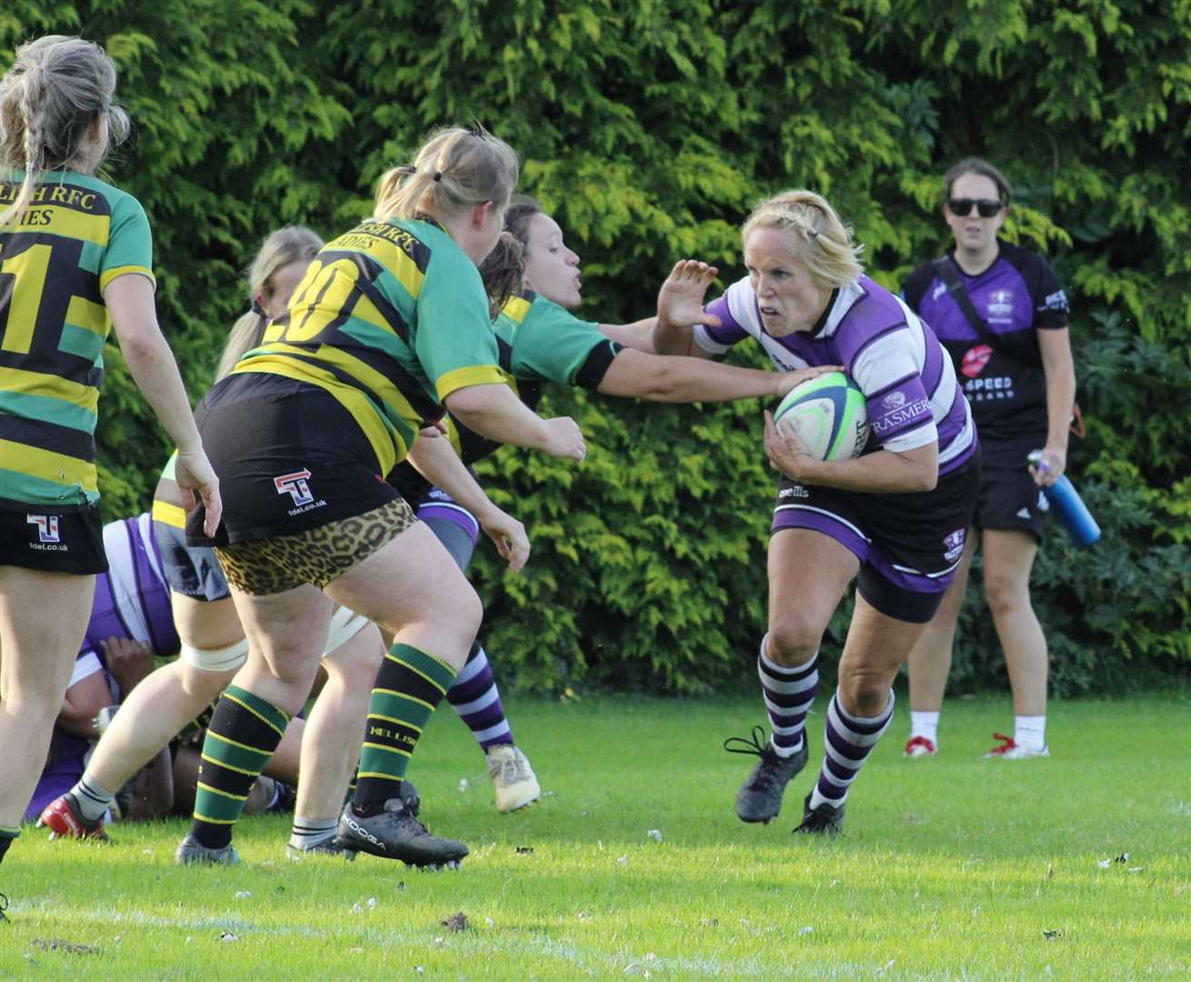 Action from Stamford Women's win against Mellish Ladies. Photo: Darren Dolby