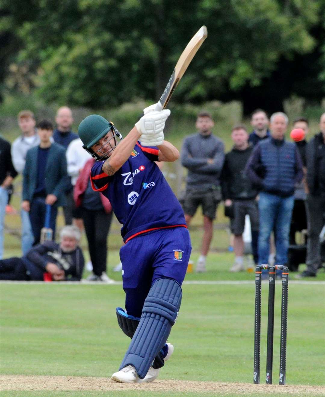 Action from Ufford Park's match with Stamford Town. Photo: Chris Lowndes