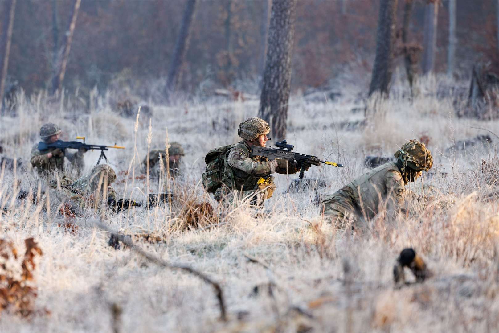 The Royal Anglian Regiment conduct a dawn attack