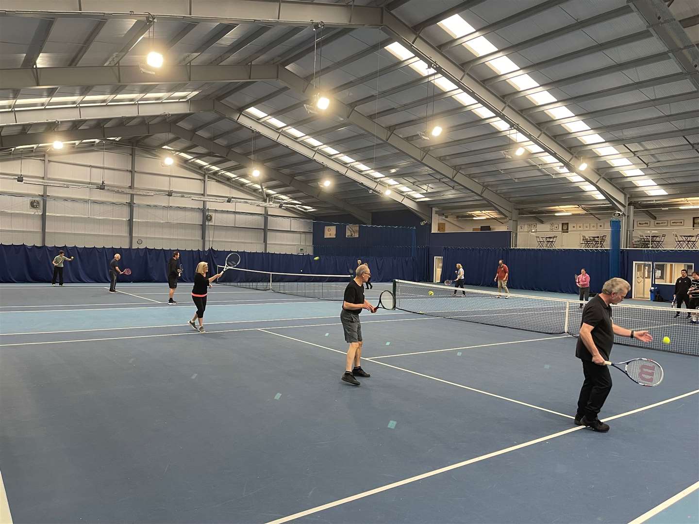 Grantham Tennis Club's Feeling Good Again beginner tennis group. (53262151)