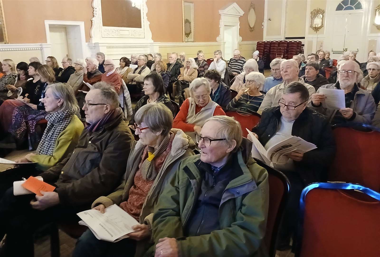 There was a good turnout for the patient meeting at Stamford Arts Centre