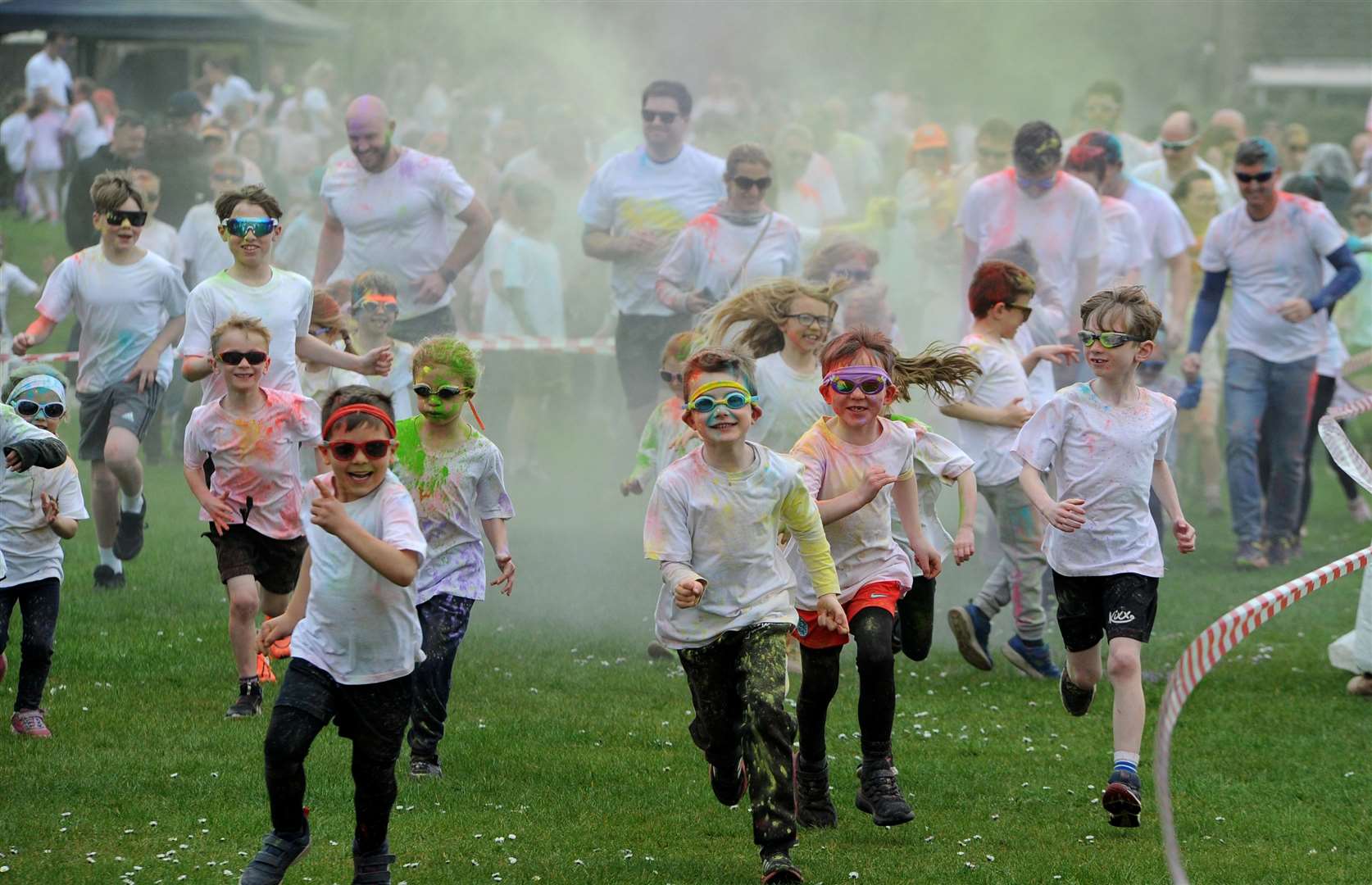 The event was held to boost school funds.