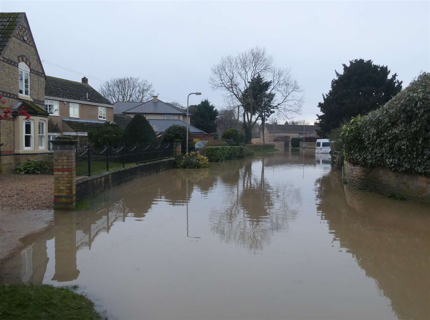 Photo of flooding in Greatford taken last week by Robin Jones