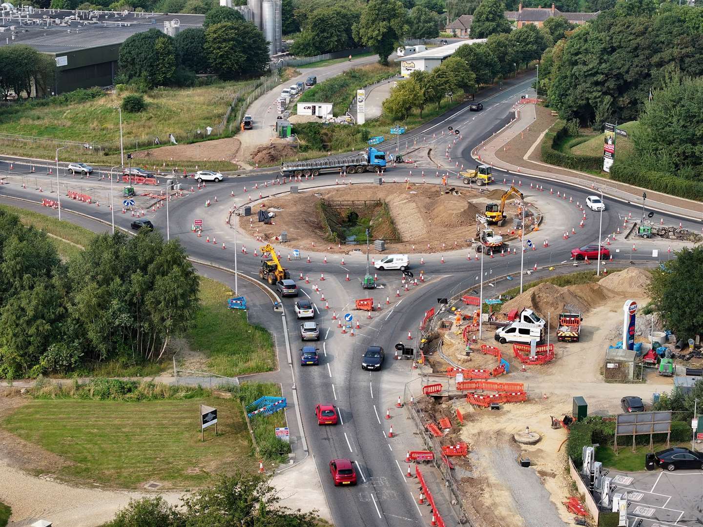 The Springfields Roundabout in Spalding