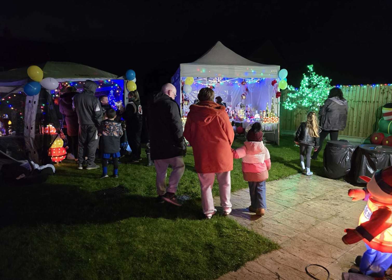 Some of the visitors who attended the event