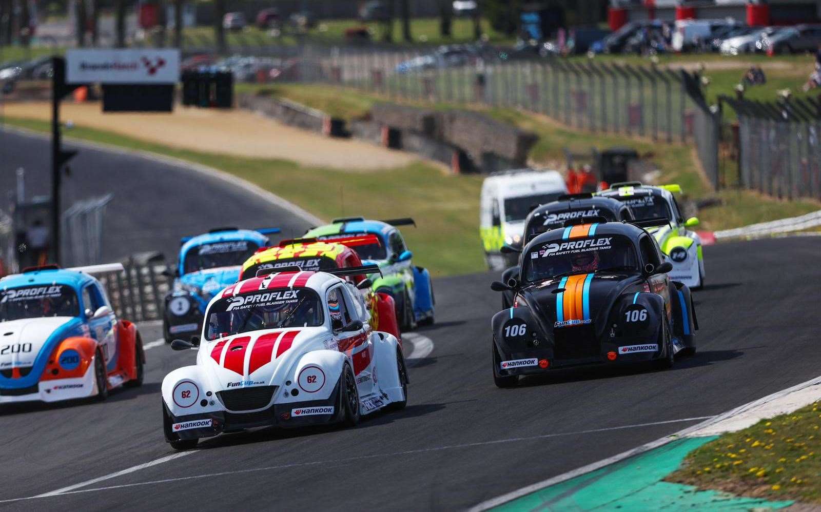 Shaun and Tom Balfe made their Fun Cup debut at Brands Hatch. Picture: James Roberts