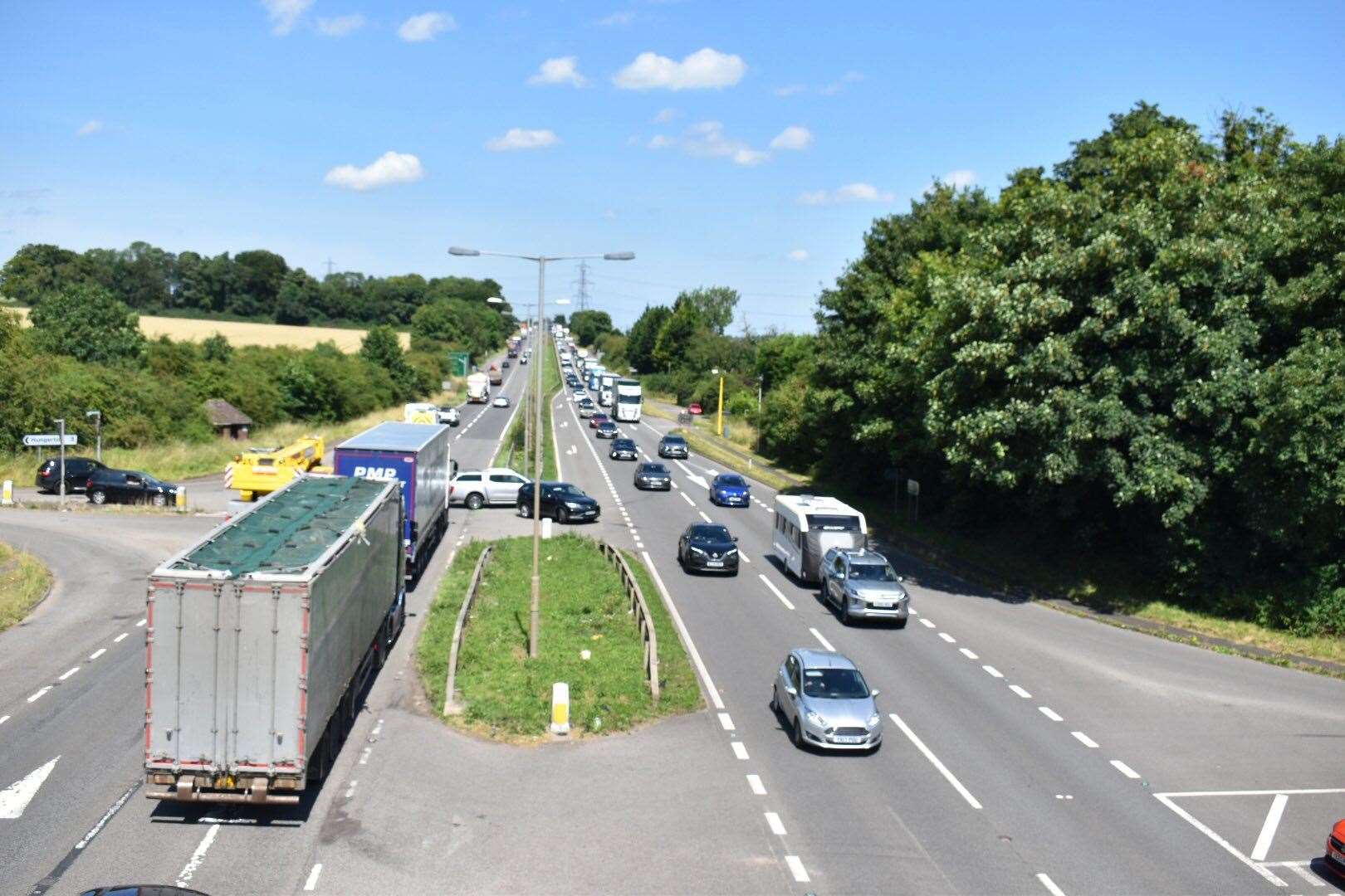 Traffic on the A1 near Great Ponton. Photo: RSM Photography