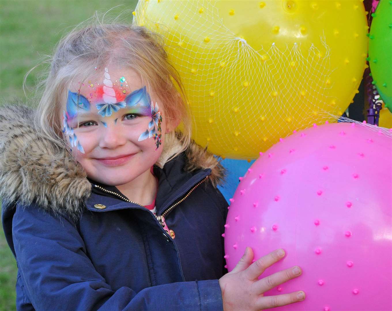 Robyn Munsey Calderbank, four, at Bourne Festival 2023. Photo: Chris Lowndes