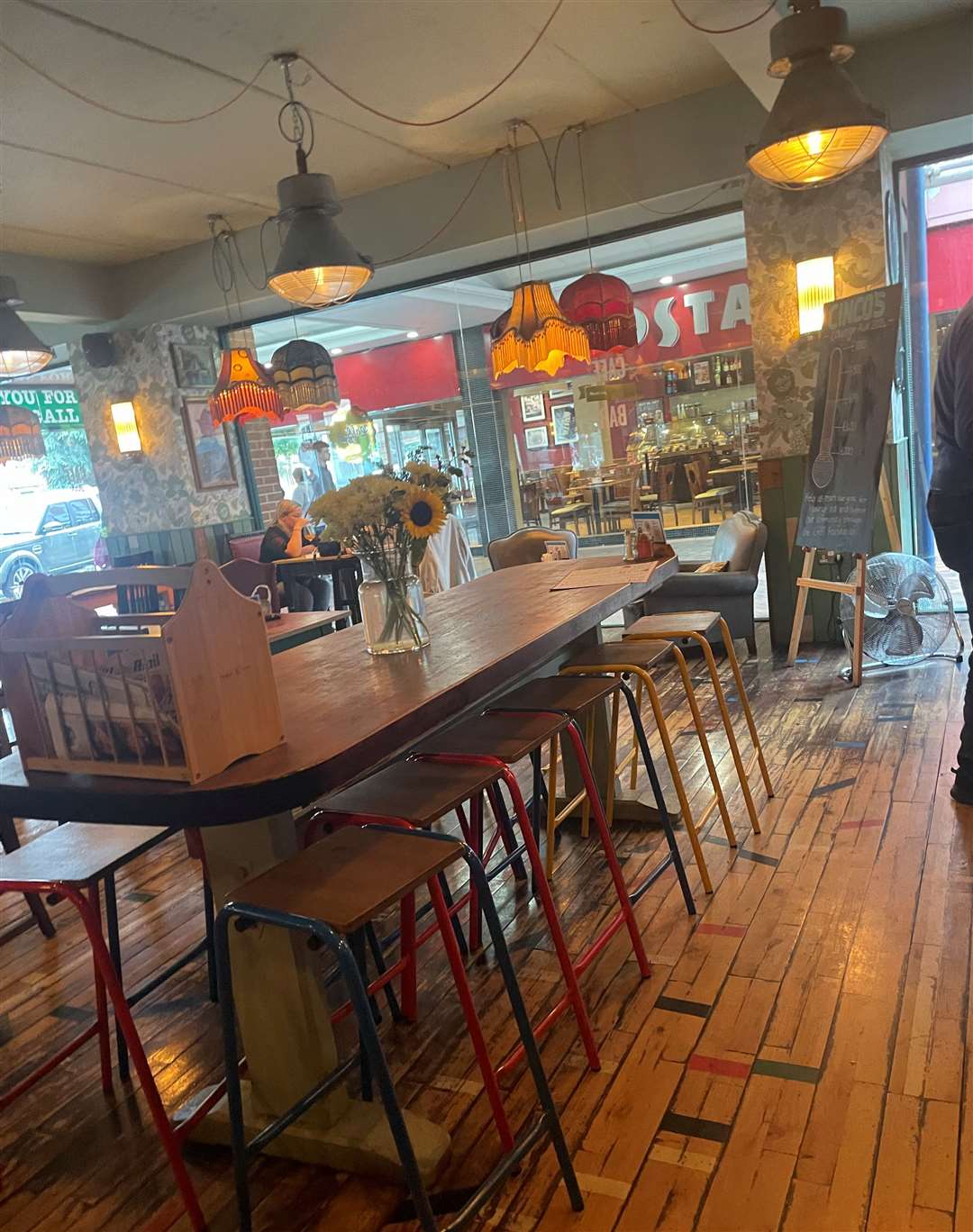 The decor was a real mish-mash of styles