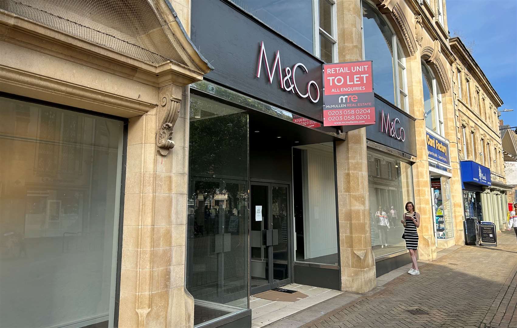 The former M&Co building has been empty for 11 months