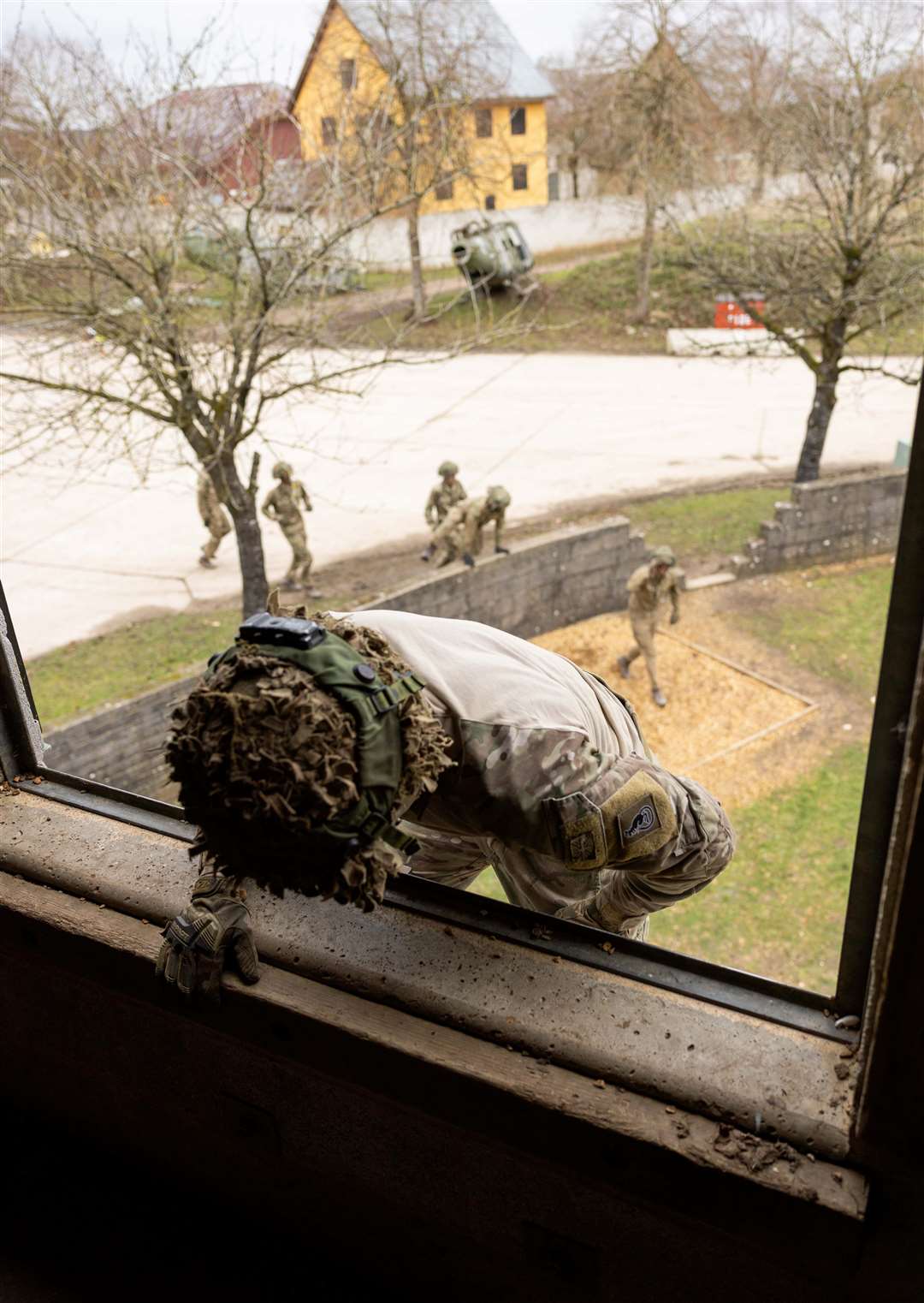 Soldiers from the 2nd Battalion The Royal Anglian Regiment in action.