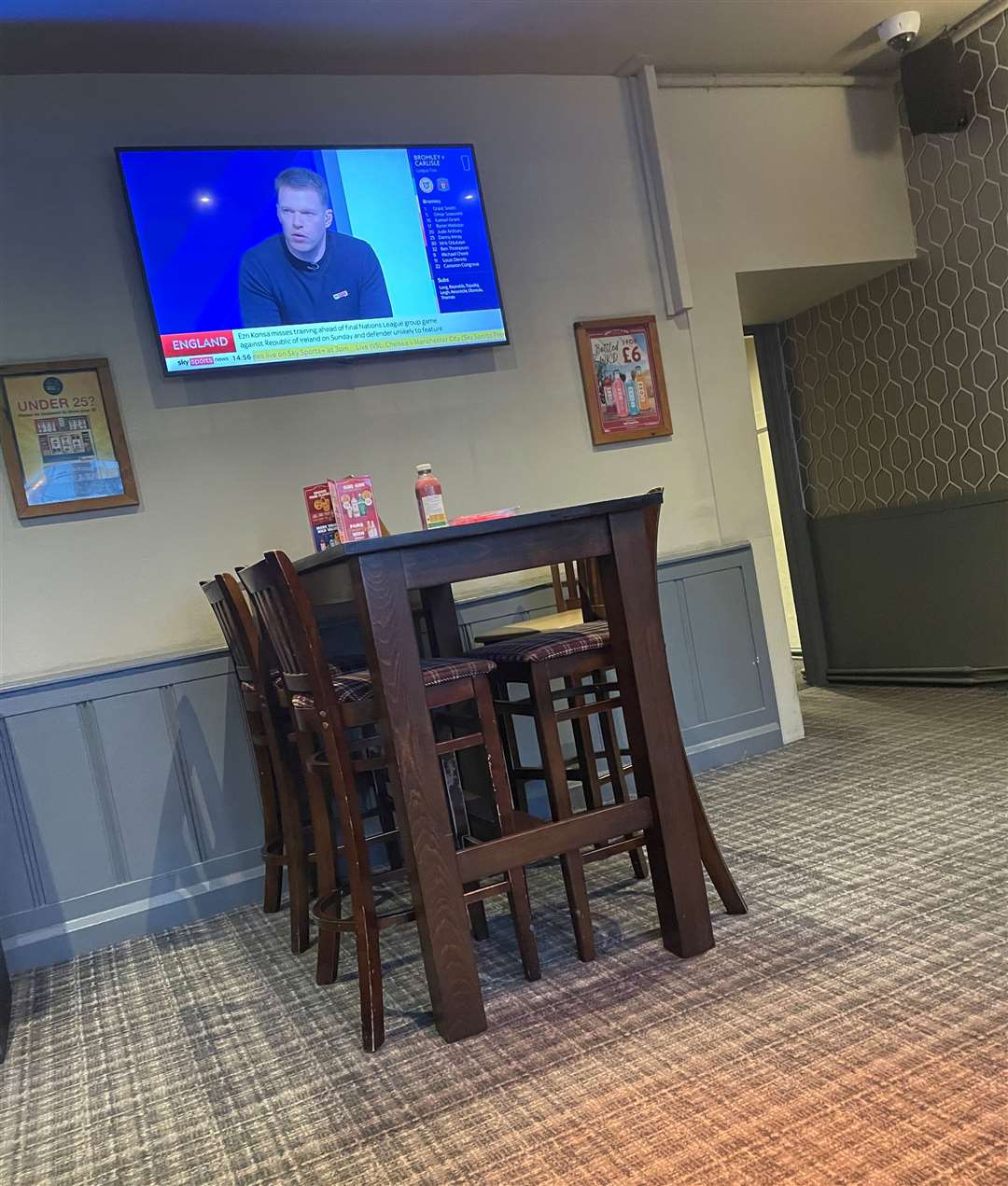 You could ctch up on Soccer Saturday, but the noise was coming from a raucous crowd