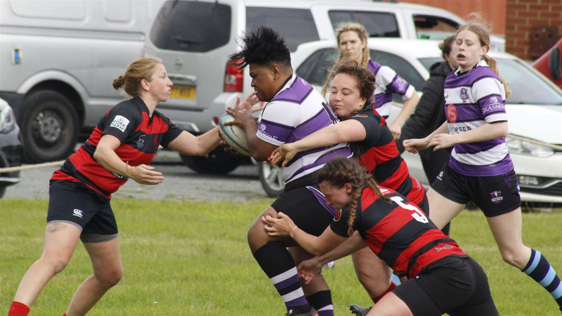 Action from Stamford Women's victory over Sleaford on Sunday. Photo: Darren Dolby