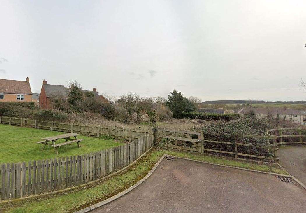 The land off Daleswood Rise, King's Cliffe. Photo: Google Maps