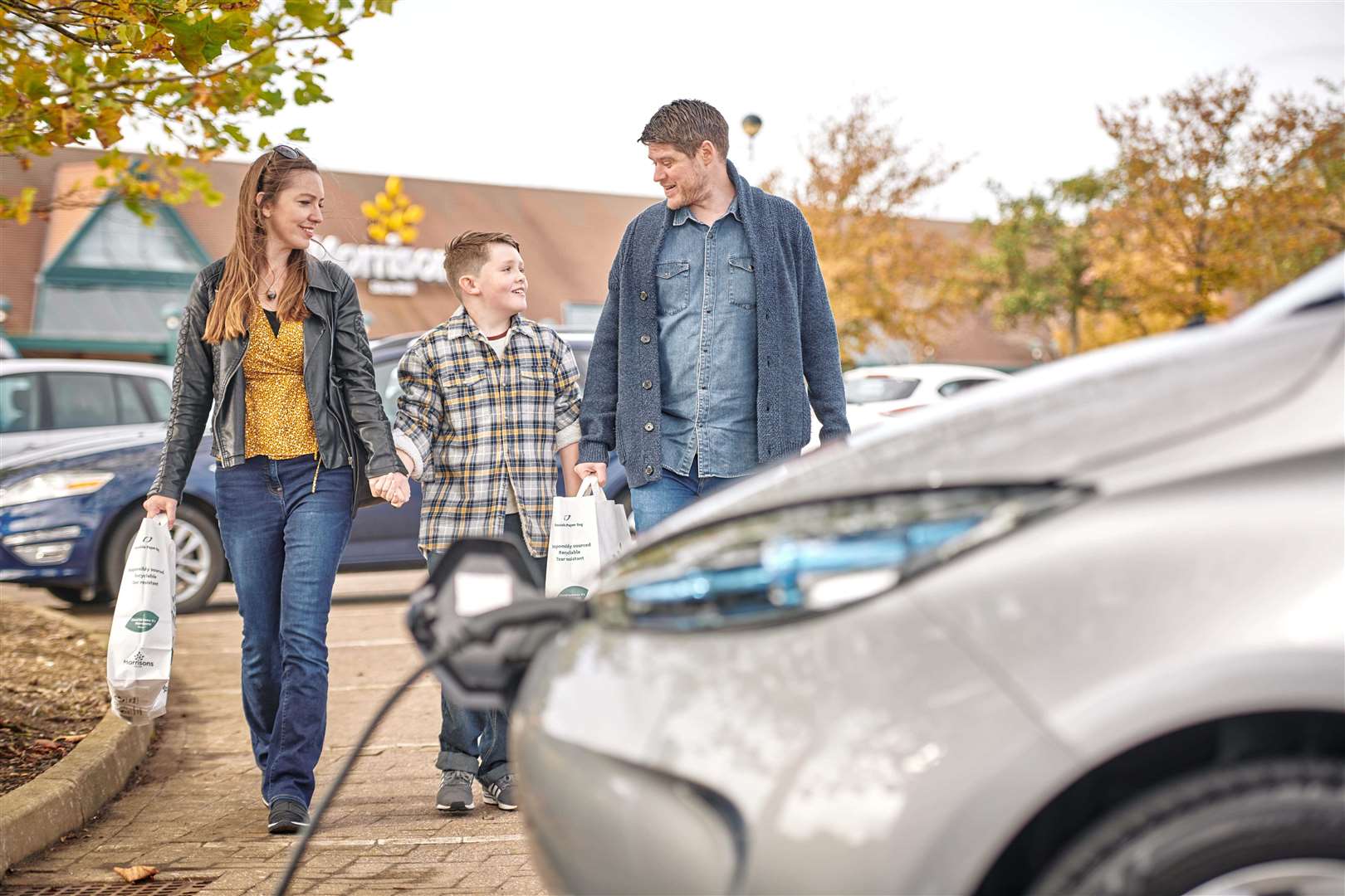 Morrisons says demand is growing for electric vehicle drivers to be able to charge while carrying out day-to-day activities