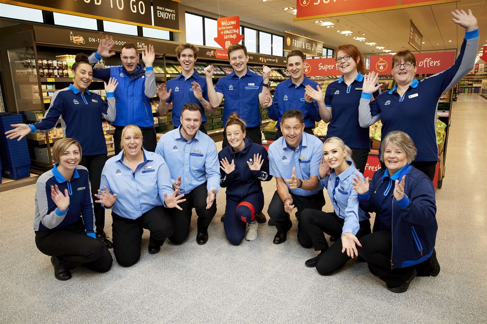 Aldi staff