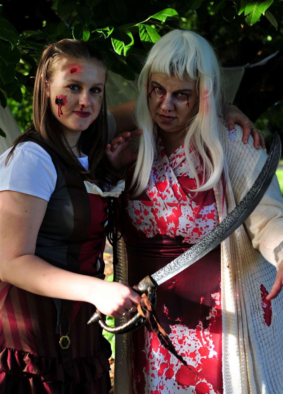Samantha Wilkin and Sarah Dorson. Photo: Chris Lowndes