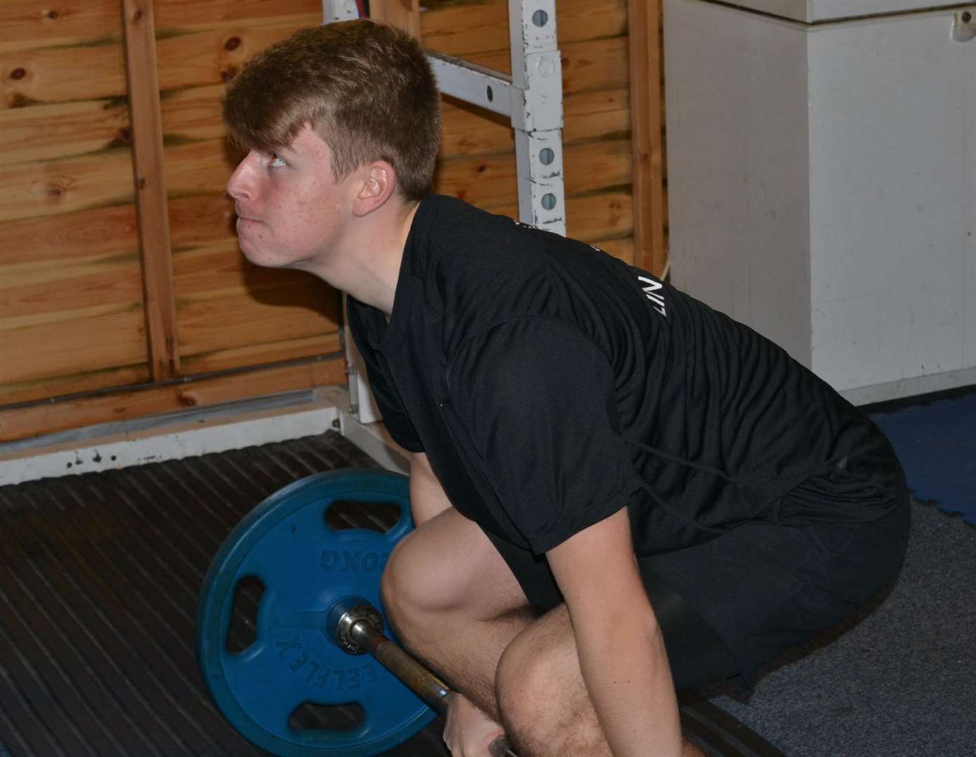 Donovan Capes during one of his winter training sessions. Photo supplied.