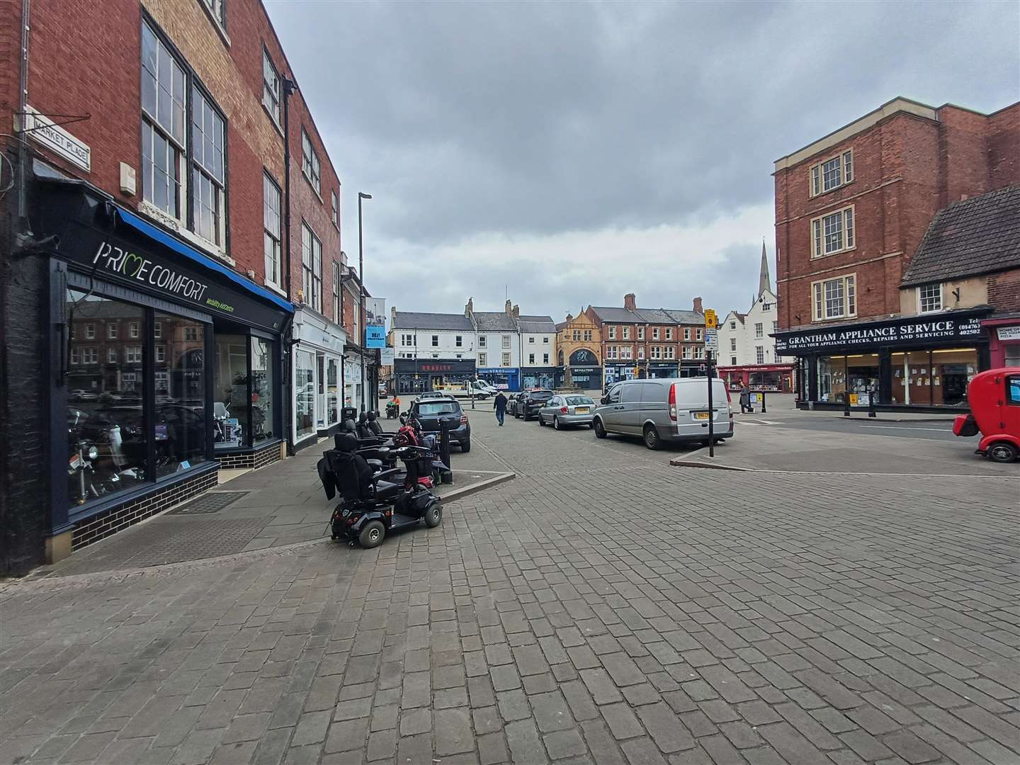Grantham Market Place. | Image: Daniel Jaines