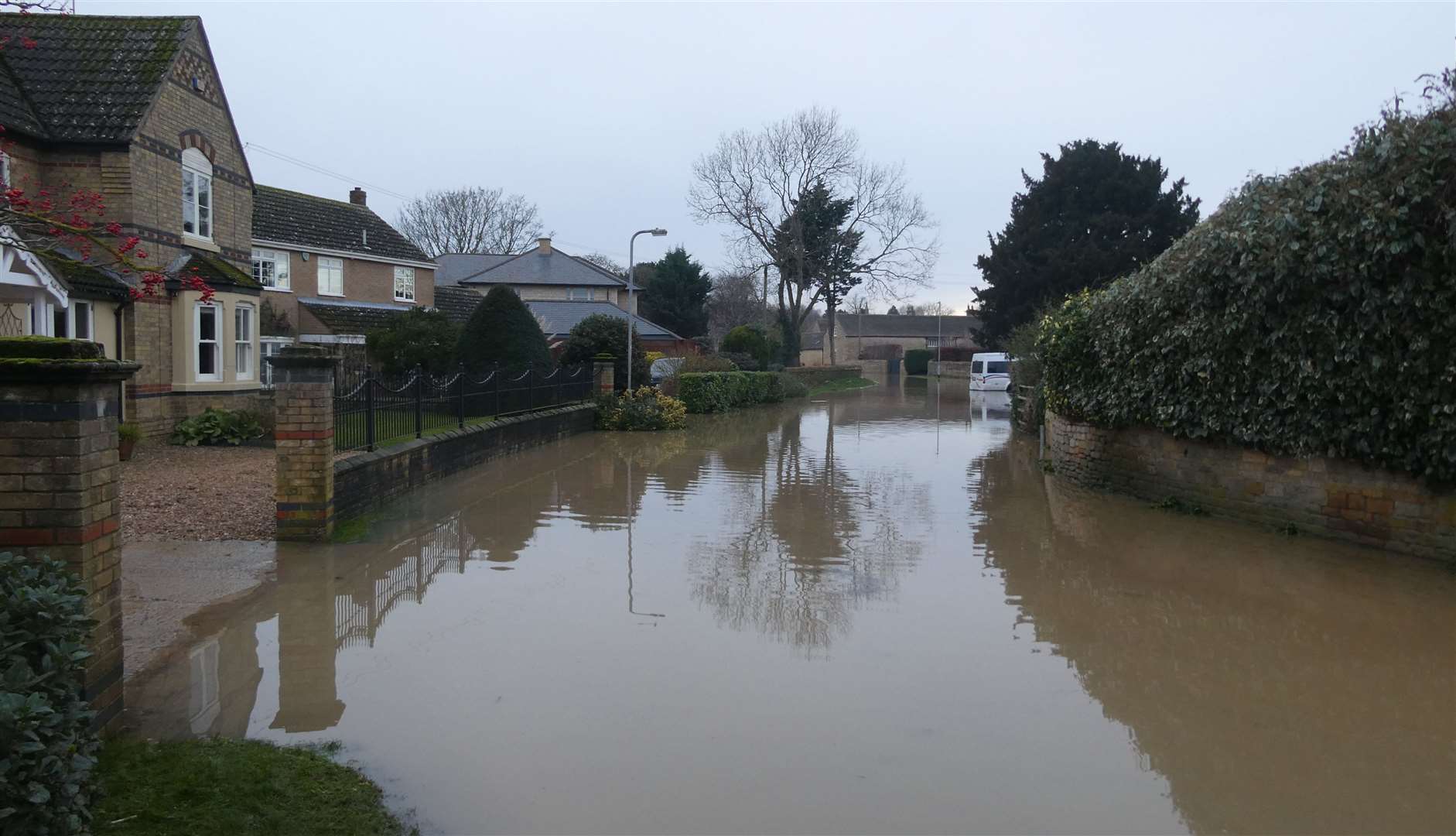 Flooding in Greatford. Photo: Robin Jones