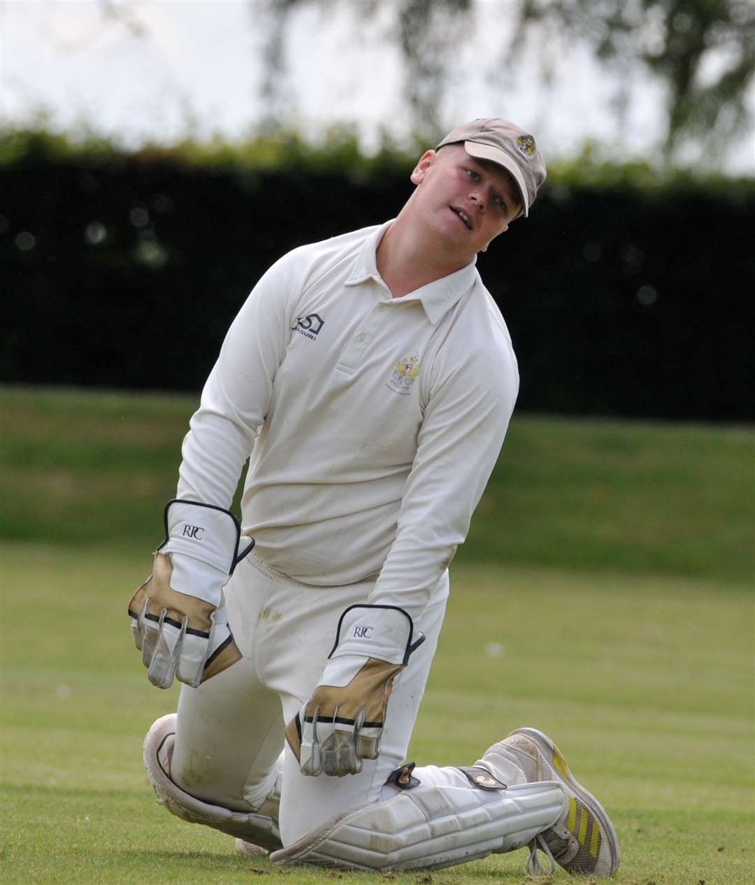 Spalding wicket-keeper Ethan Lawrence. Photo: Chris Lowndes