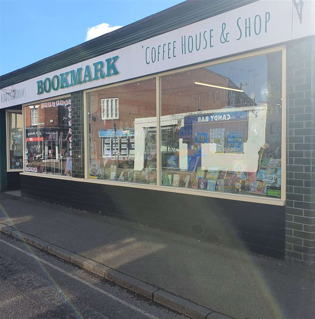 Bookmark is situated in The Crescent in Spalding