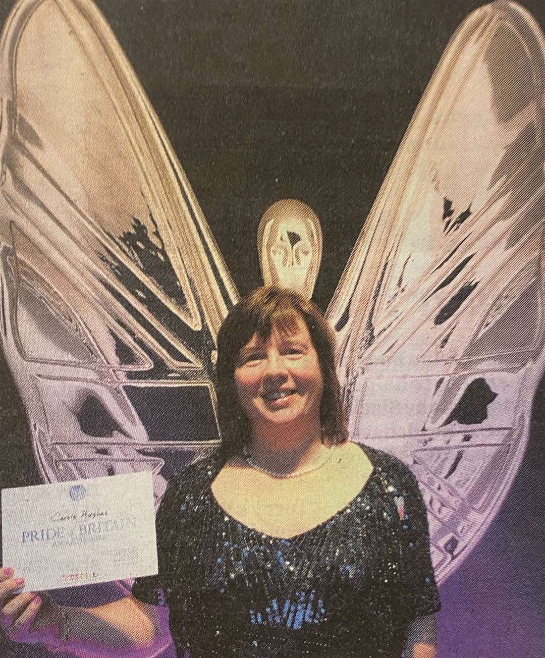 Carole Hughes at the Pride of Britain awards