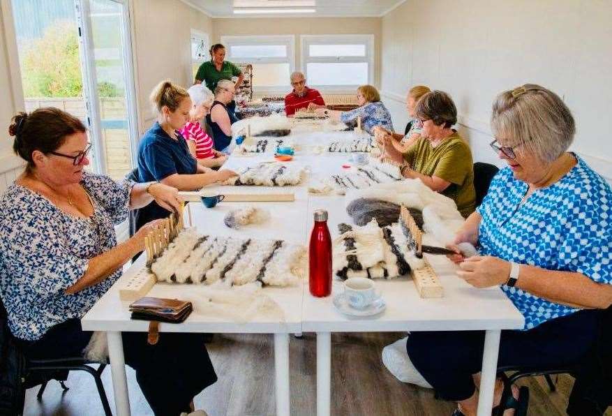 A craft workshop at the education centre