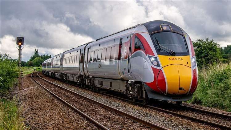 Trains are running at reduced speeds between Grantham and Peterborough.