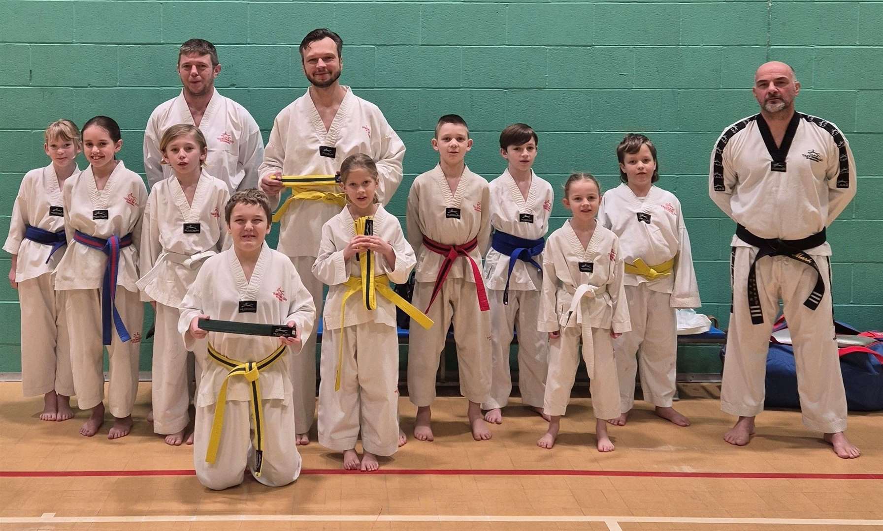 Long Sutton students at the Mark Farnham Schools of Tae Kwon Do.