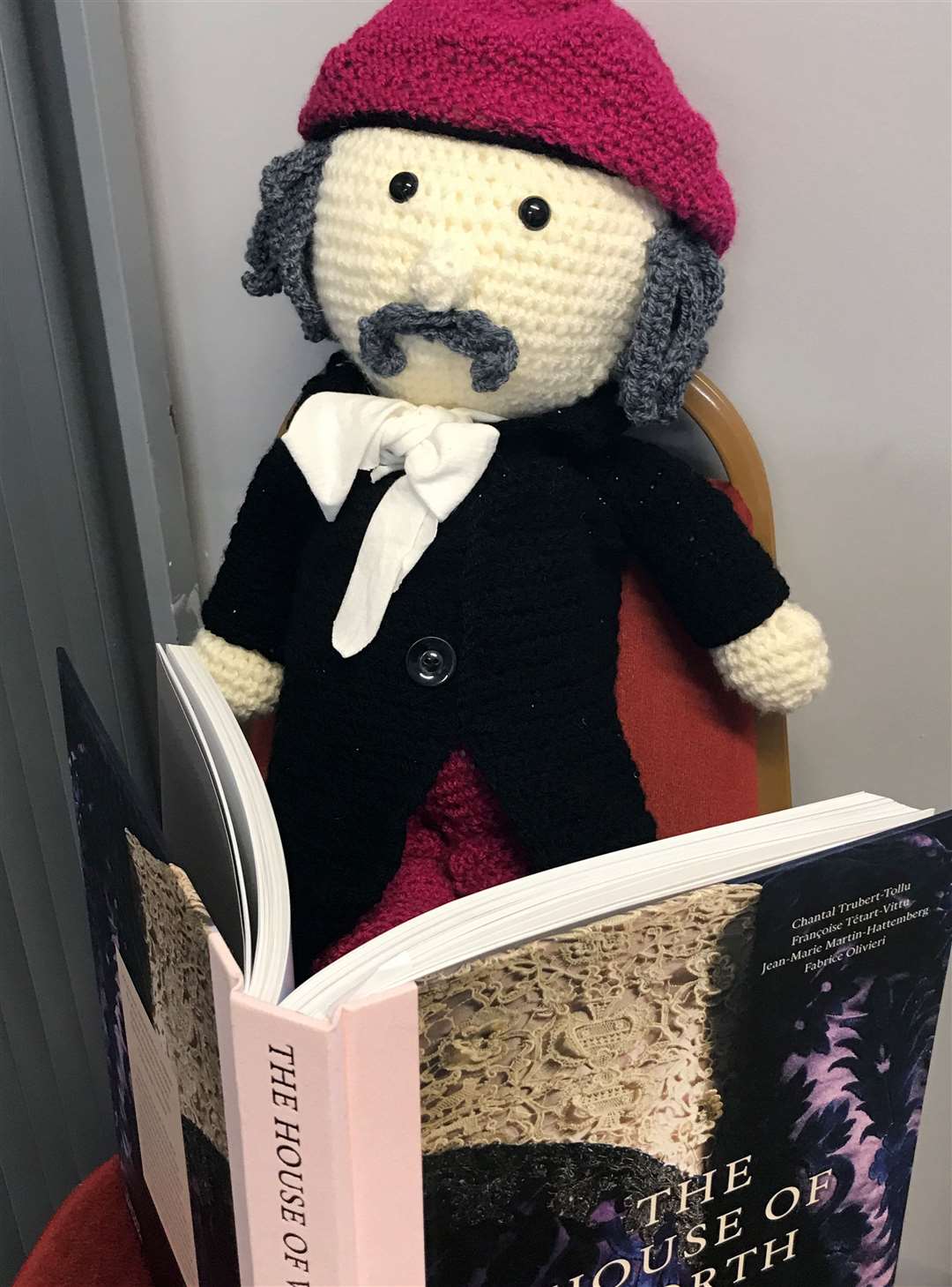 This crocheted Charles Worth topper will be popping up all around Bourne next year