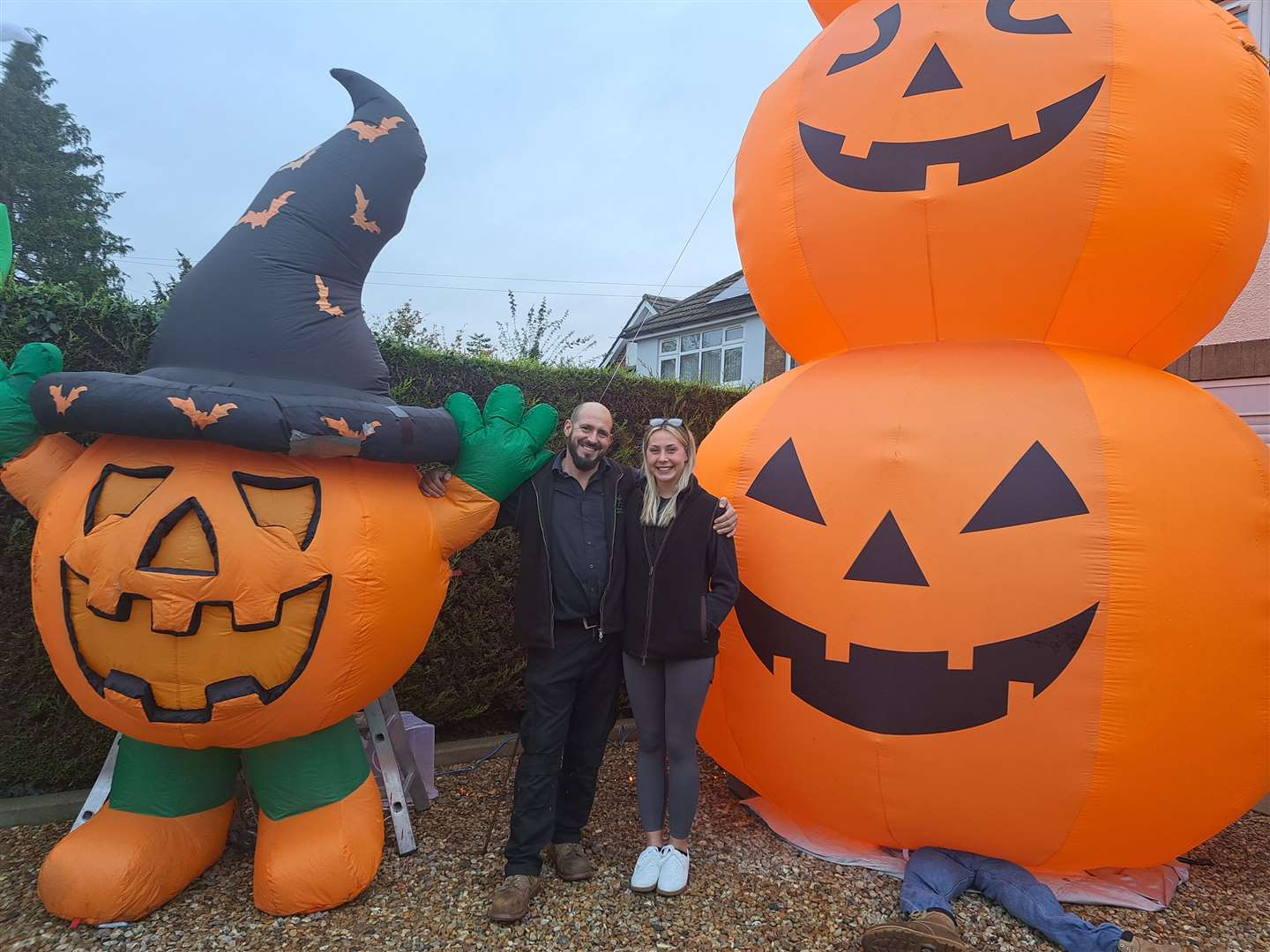 Home owners, Joe Chapman and Anna Lucyna